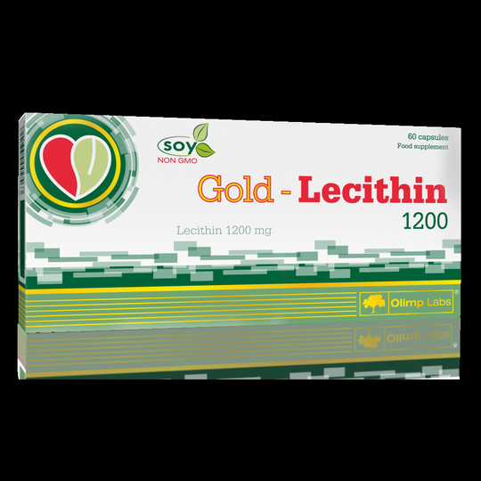 Gold Lecytyna 1200mg 60 tab GOLD LECITHIN memory stress non-GMO soya OLIMP
