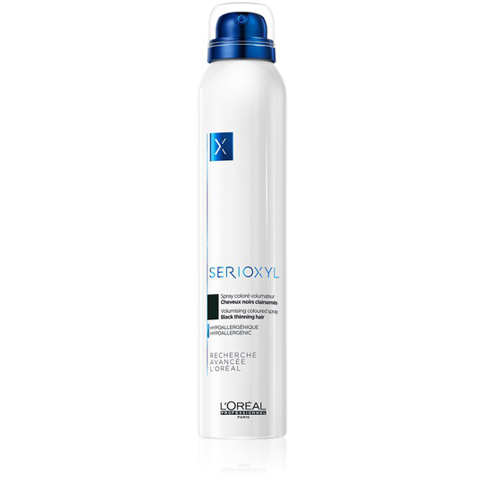 L'Oréal Professionnel Serioxyl Volumizing Coloured Spray Colour Spray for Hair Volume Black 200 ml