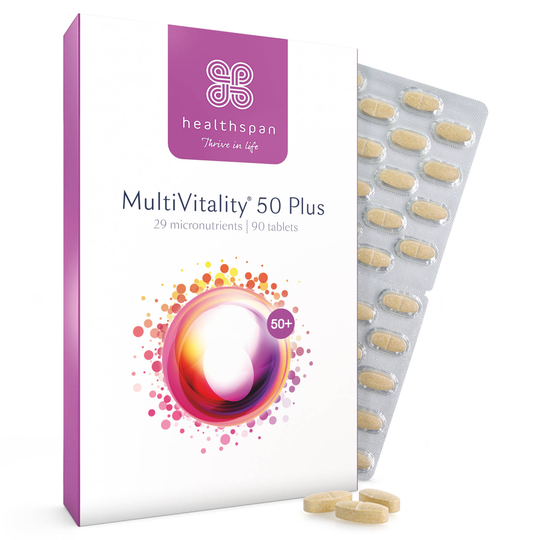 Healthspan Multivitality 50 Plus 90 Tablets