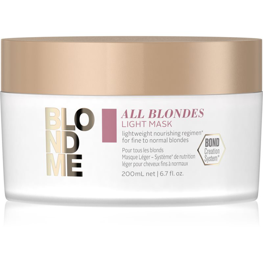 Schwarzkopf Professional Blondme All Blondes Light Nourishing Mask For Fine To Normal Hair 200 ml