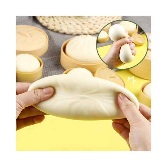 Stress relief simulation bun toy