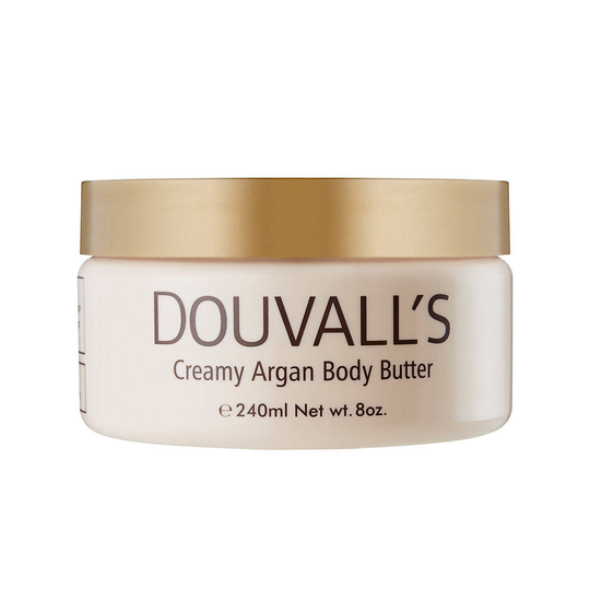 Douvall'S Organic Creamy Argan Body Butter Pink Grapefruit 240Ml
