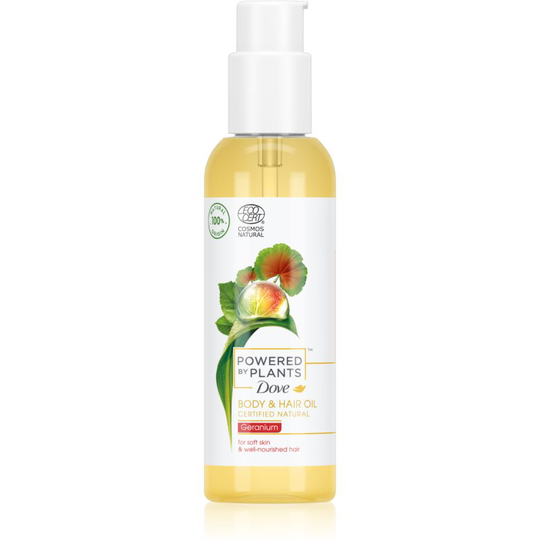 Dove Powered by Plants Geranium Nourishing Oil for Body and Hair 100 ml