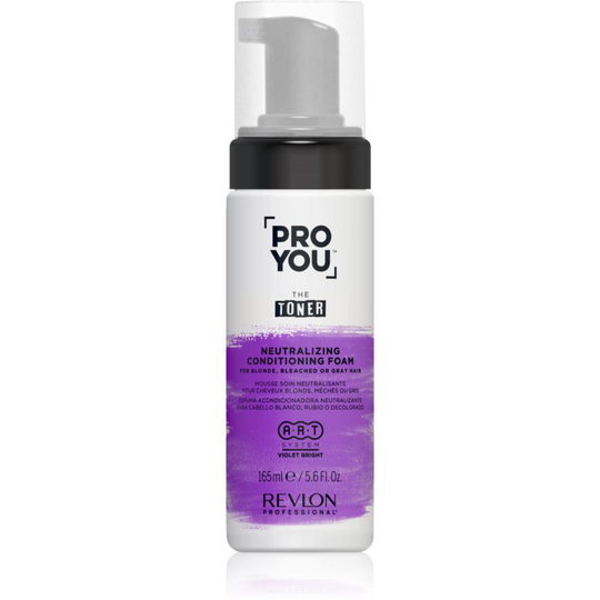 Revlon Professional Pro You The Toner Hydrating Conditioner Neutralising Yellow Shades For Blonde And Grey Hair 165 ml