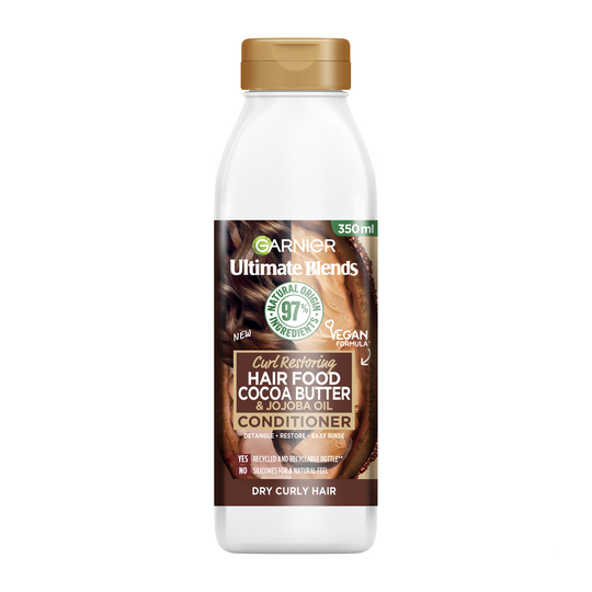 Garnier Ultimate Blends Cocoa Butter Conditioner 350Ml