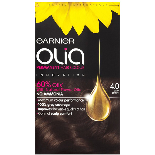 Garnier Olia 4.0 Dark Brown Hair Dye - 1 Kit