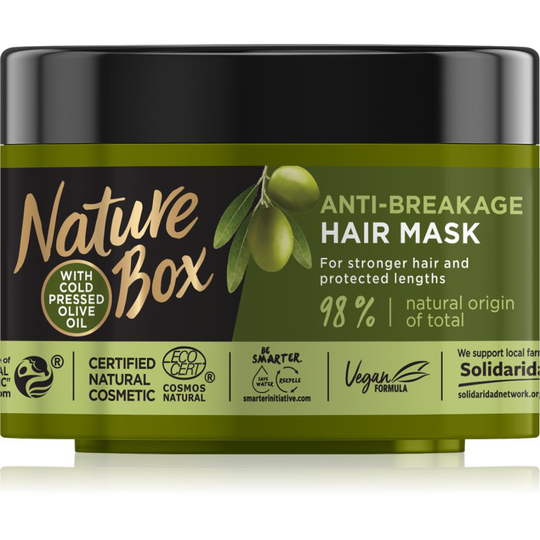 Nature Box Olive Oil Mask To Treat Hair Brittleness 200 ml