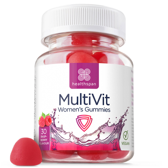 Healthspan Vegan Women'S Multivitamin Raspberry Gummies 30 Gummies