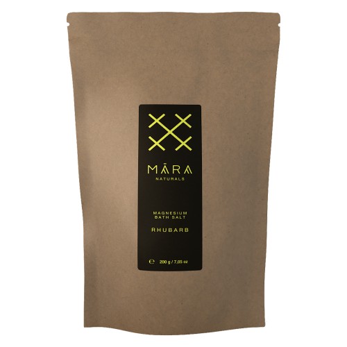 Mara Naturals Magnesium Bath Salt Rhubar