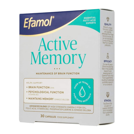 Efamol Brain Active Memory - 30 Capsules