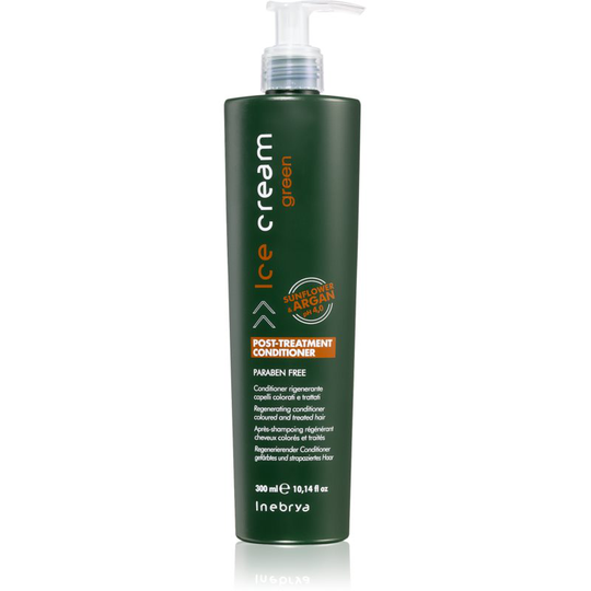 Inebrya Green Regenerating Conditioner For Damaged And Colored Hair 300 ml