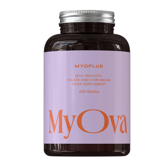 Myova Myoplus Natural Supplement With 4000Mg Myo-Inositol, Folate And Chromium 120 Tablets