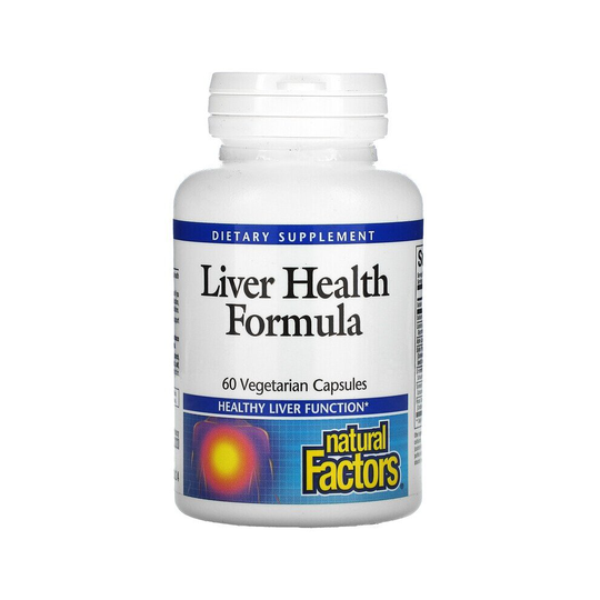 Natural Factors, Liver Health Formula, 60 Vegetarian Capsules