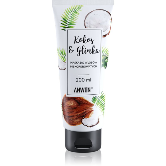 Anwen Coconut & Clay Hair Mask Low Porosity 200 ml