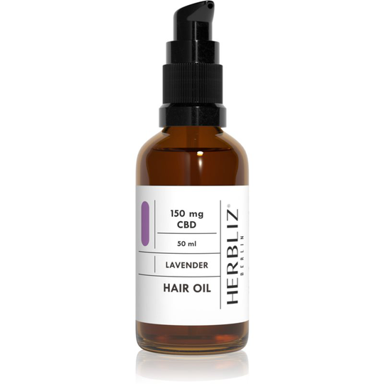 Herbliz CBD Hair Oil Lavender lavender oil For Brittle And Stressed Hair 50 ml