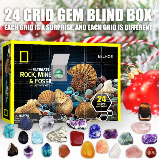 Advent Calendar 2021 Gift Box Geographic Rock Surprise Christmas