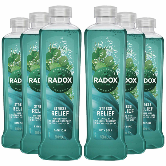 Radox Stress Relief Bath Soak 6 X 500Ml