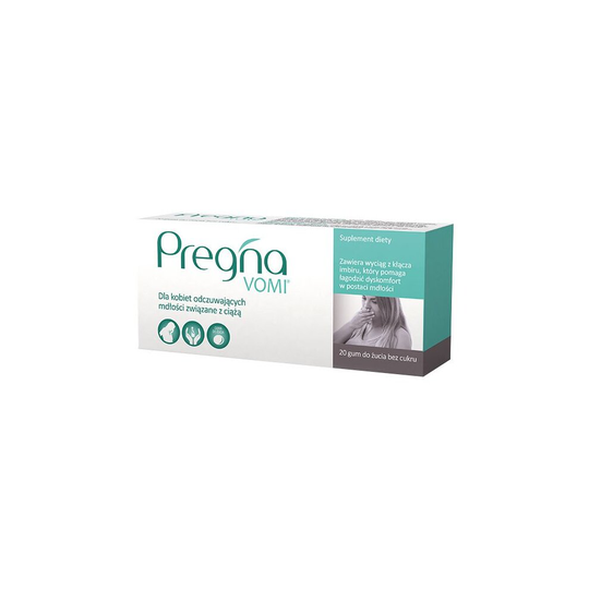 Pregna Vomi, chewing gums, 20 pieces