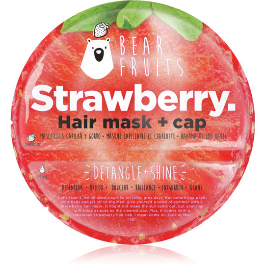 Bear Fruits Strawberry Hair Mask for Shiny and Soft Hair