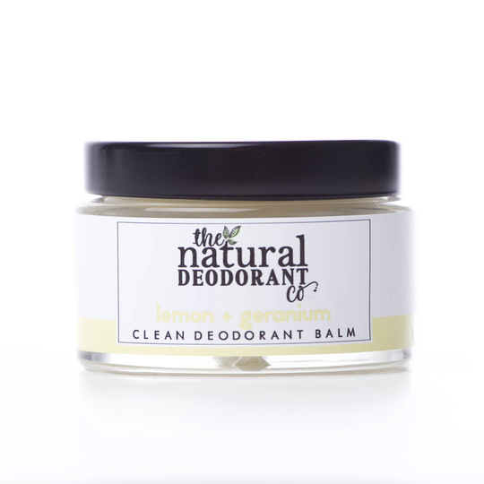 The Natural Deodorant Co. Clean Deodorant Balm Lemon + Geranium 55G