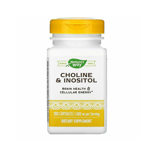 Nature's Way, Choline & Inositol, 500 mg, 100 Capsules