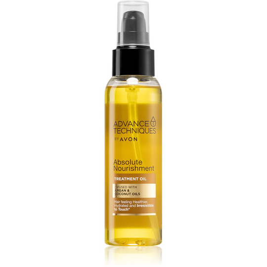 Avon Advance Techniques Absolute Nourishment Nourishing Hair Oil With Argan Oil with Coconut Oil 100 ml
