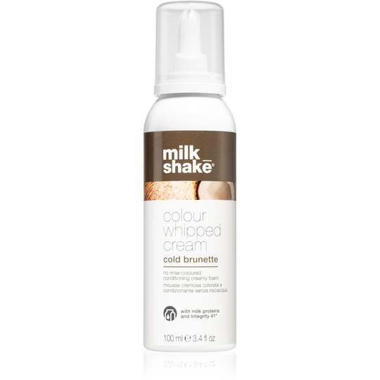 Milk Shake Colour Whipped Cream Toning Foam for All Hair Types Cold Brunette 100 ml