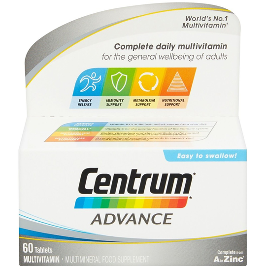 Centrum Advance Multivitamin Tablets X 60