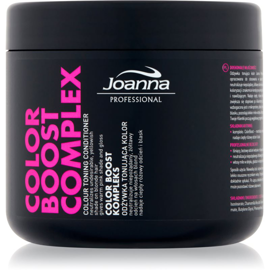 Joanna Color Boost Complex Hydrating Conditioner Neutralising Yellow Shades 500 g