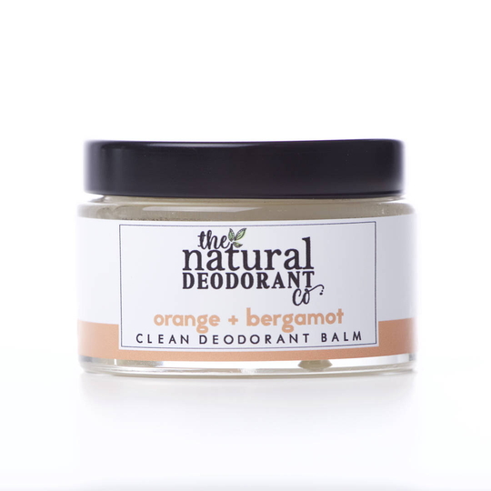 The Natural Deodorant Co. Clean Deodorant Balm Orange + Bergamot 55G