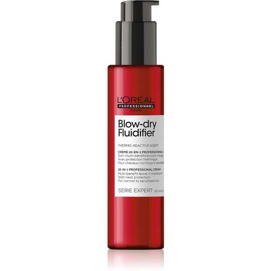 L'Oréal Professionnel Serie Expert Blow-dry Fluidifier Nourishing and Heat Protecting Cream For Natural Fixation 150 ml