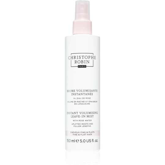 Christophe Robin Instant Volumizing Leave-In Mist with Rose Water Volume Spray for Fine Hair 150 ml