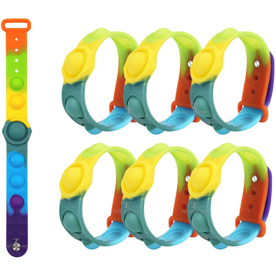 Fidget Sensory Pop-It Anti-stress Toys 6 Pack