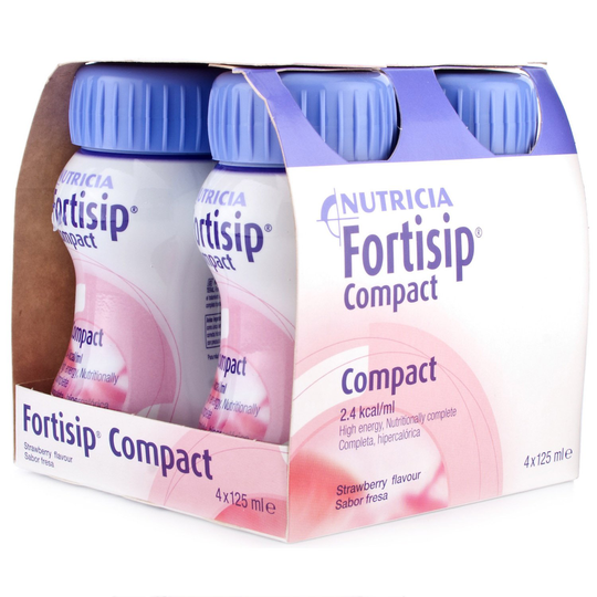 Nutricia Fortisip Compact Strawberry 125Ml X 4