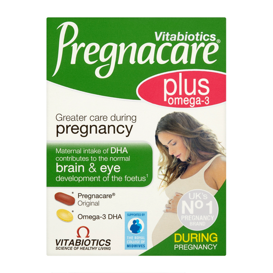 Vitabiotics Pregnacare Plus Omega-3 28 Tablets/28 Capsules Dual Pack