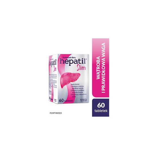 HEPATIL SLIM - 60 tablets Support for the liver and maintaining a healthy body weight