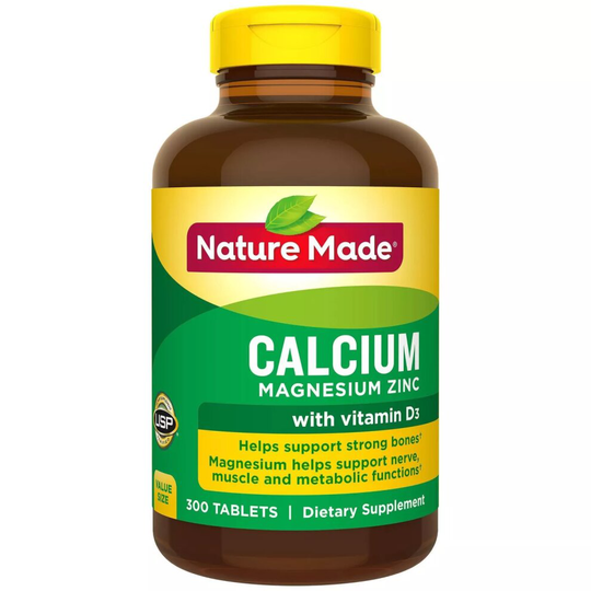 Nature Made Calcium - Magnesium Zinc with Vitamin D3 - 300ct - Immune Support Dietary Supplement