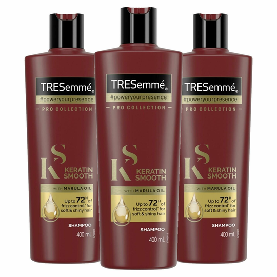 Tresemme Pro Collection Keratin Smooth Shampoo 3 X 400Ml
