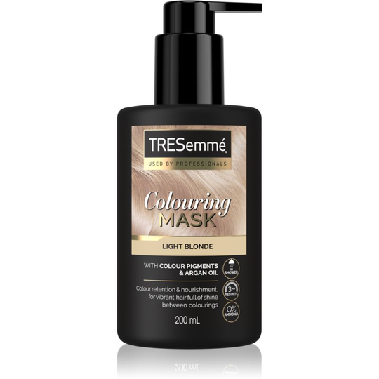 TRESemmé Colouring Bonding Color Mask With Argan Oil Shade Light Blonde 200 ml