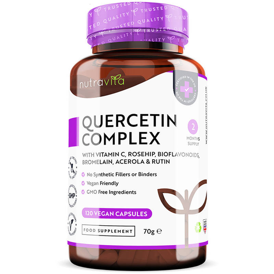 Nutravita - Quercetin Complex - 120 Vegan Capsules - 2 Months Supply