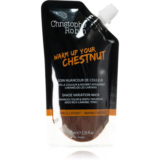 Christophe Robin Shade Variation Mask Bonding Color Mask for Hair Warm Chestnut 75 ml