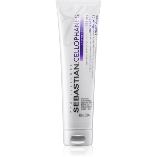 Sebastian Professional Cellophanes Shine Restoration Mask for Dyed Hair Ice Blond 300 ml