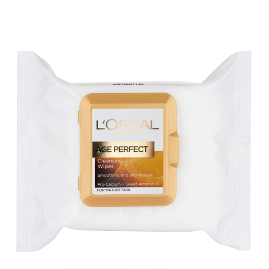 L'Oréal Paris Dermo-Expertise Age Perfect Smoothing Cleansing Wipes X25