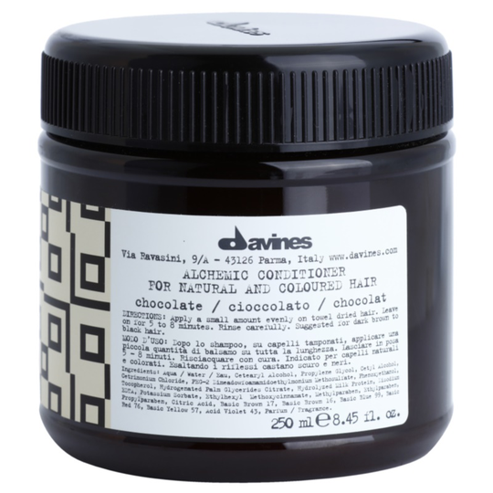 Davines Alchemic Chocolate Moisturizing Conditioner for Hair Color Enhancement 250 ml