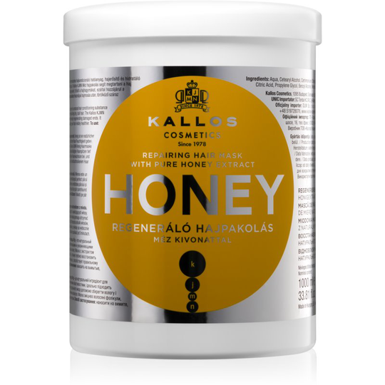 Kallos KJMN Intense Hydrating Mask for Dry and Damaged Hair 1000 ml