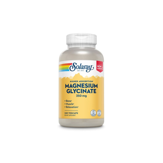 Magnesium Glycinate 350 mg Solaray 240 VCaps