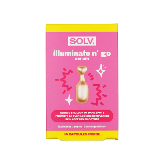 Solv. Illuminate N' Go Serum 14 Capsules