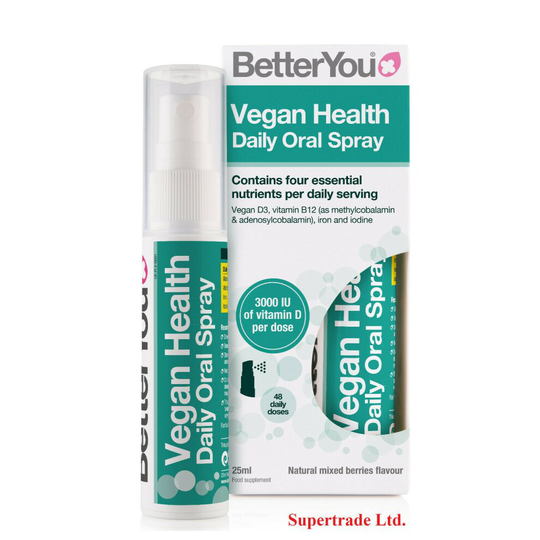 BetterYou Better You Vegan Health Daily Oral Spray Mixed Berries Flavour - 25ml