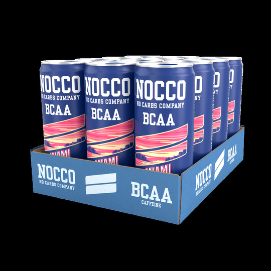 (Strawberry Miami) NOCCO BCAA Drink 12 x 330ml