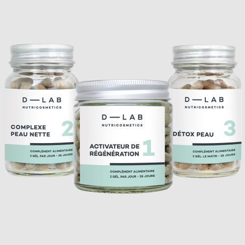 D-LAB Nutricosmetics Peu-Parfaite Food Supplement Program For Perfect Skin Gift set